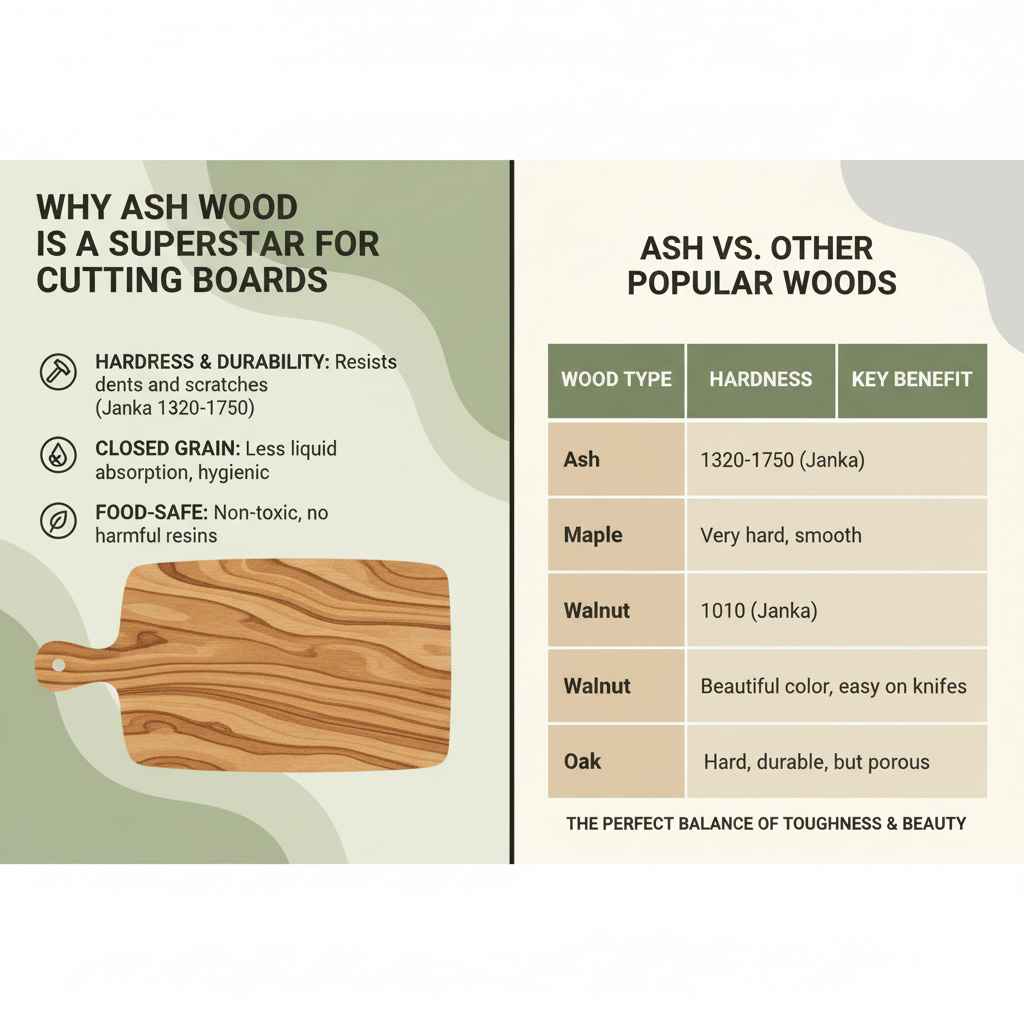 Why Ash Wood is a Superstar for Cutting Boards