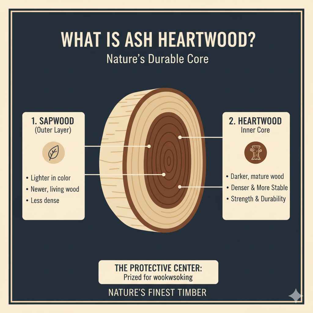 What is Ash Heartwood