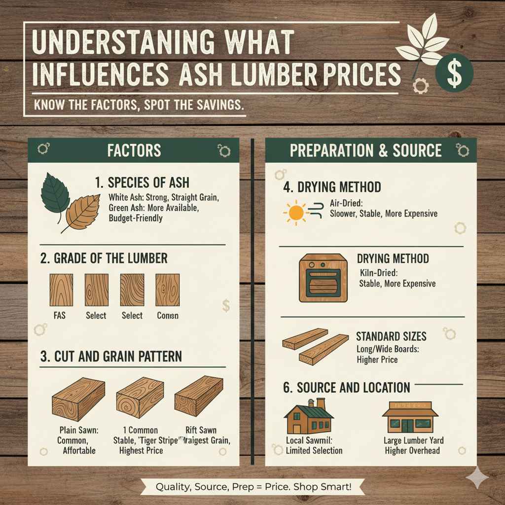 Understanding What Influences Ash Lumber Prices