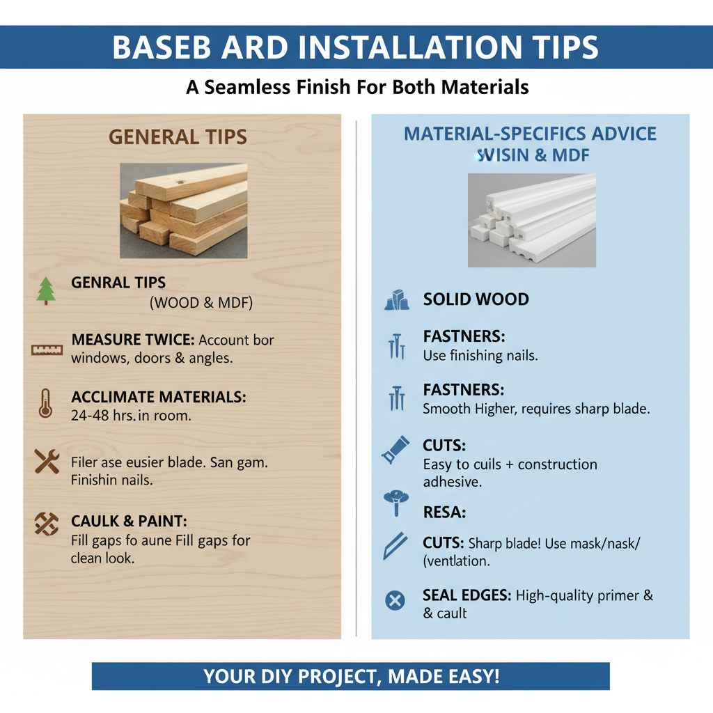 Installation Tips for Both Materials