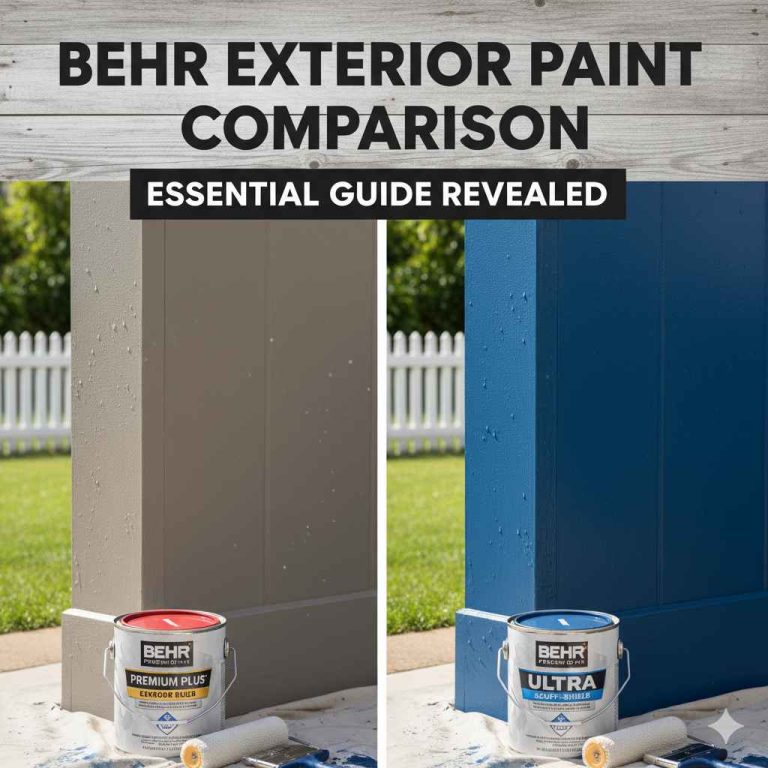 Behr Exterior Paint Comparison