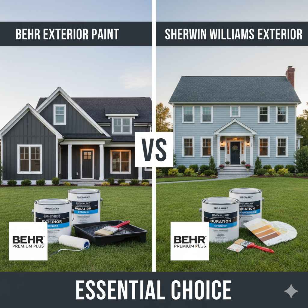 Behr Exterior Paint vs Sherwin Williams