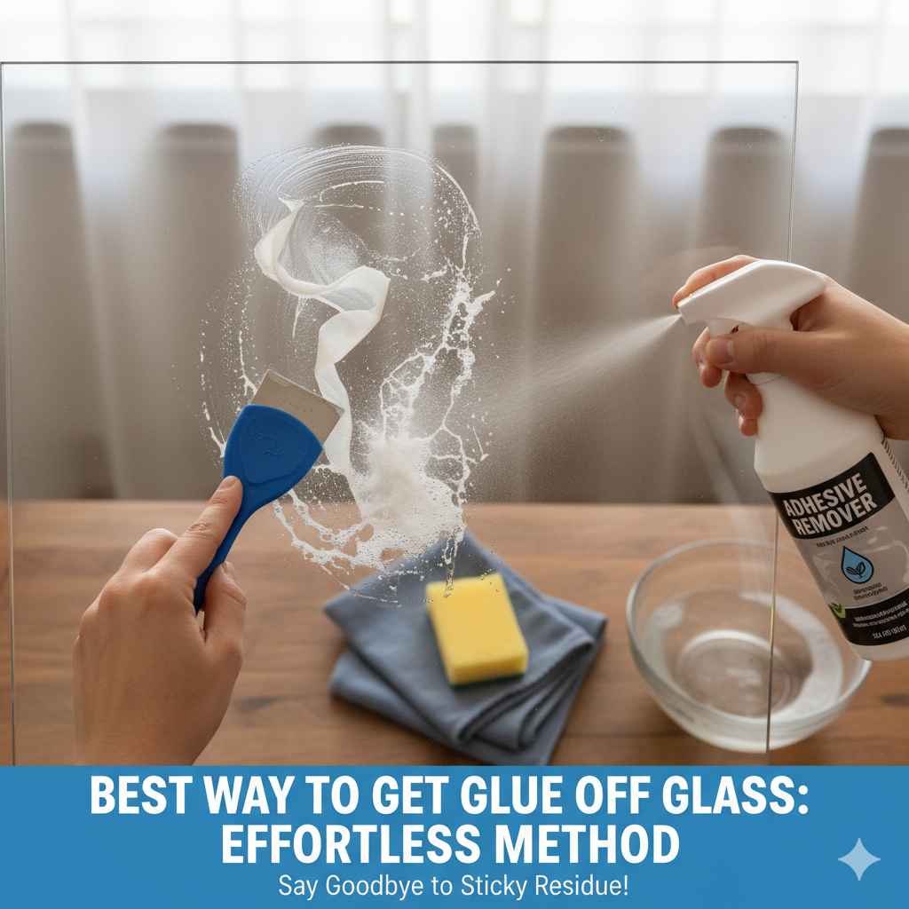 Best Way To Get Glue Off Glass