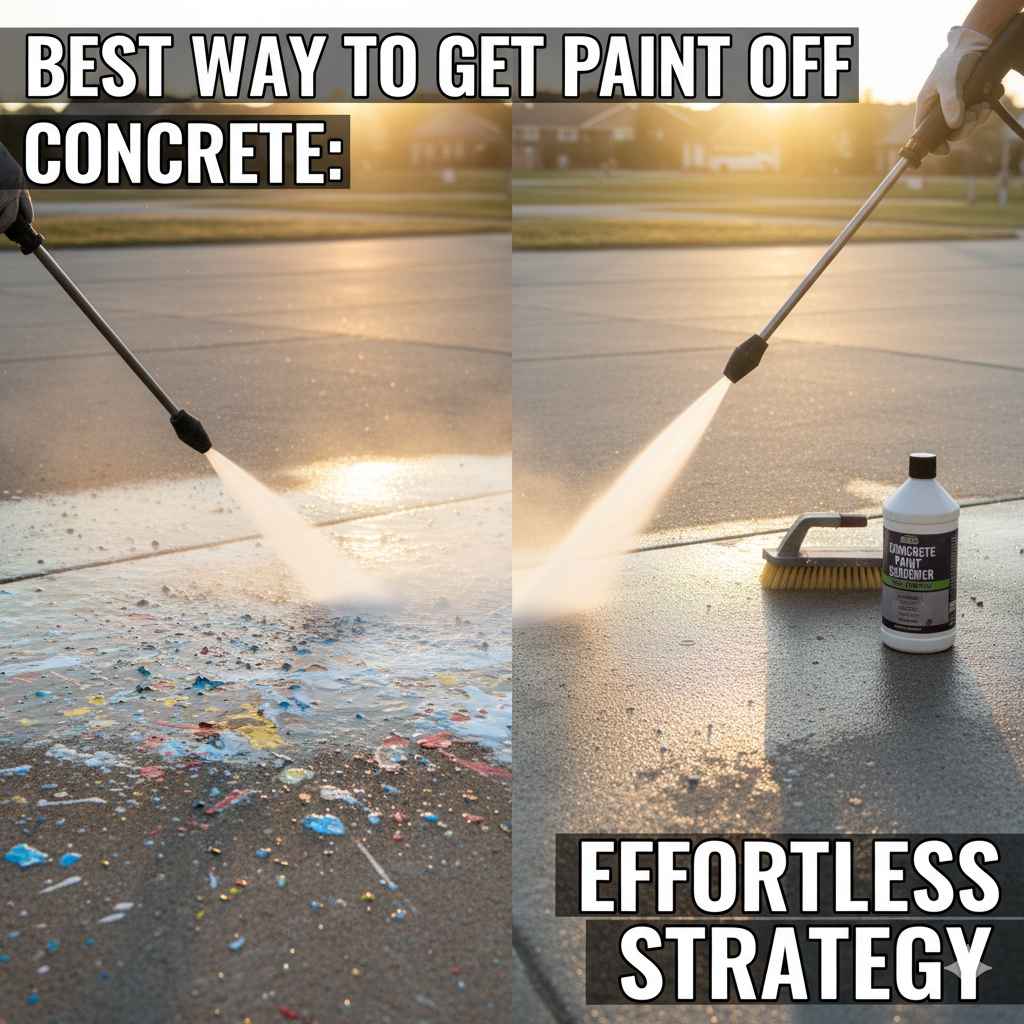 Best Way To Get Paint Off Concrete