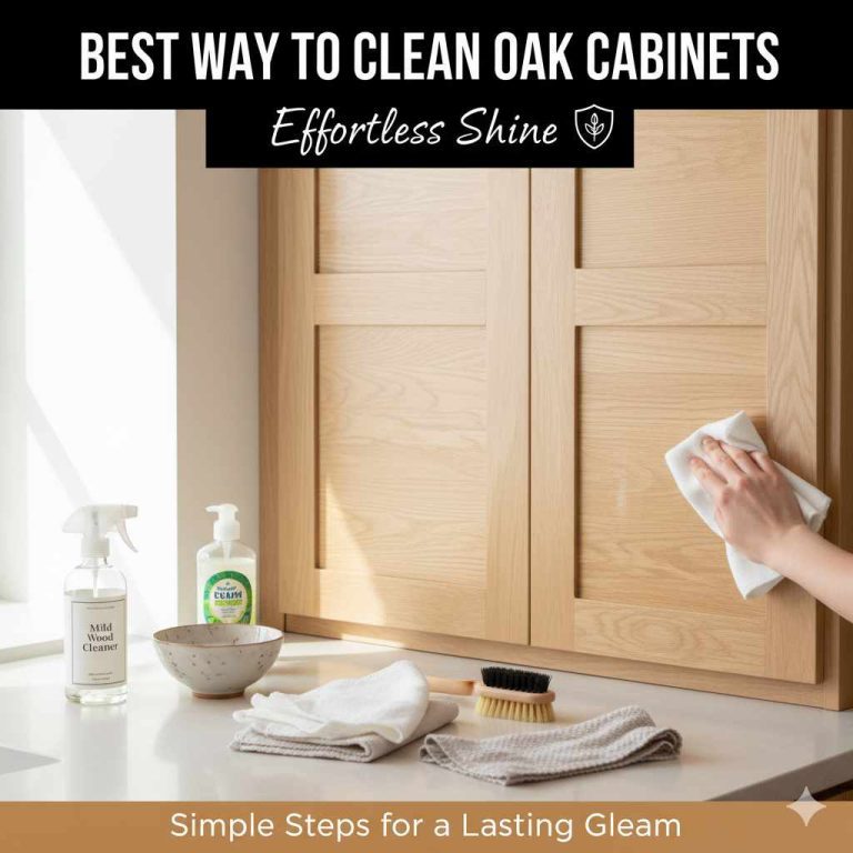 Best Way to Clean Oak Cabinets