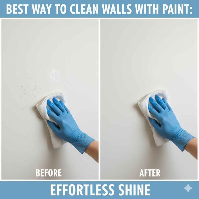 Best Way to Clean Walls with Paint