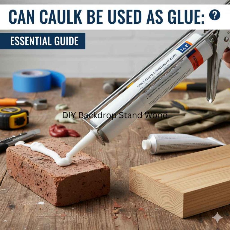 Can Caulk Be Used As Glue: Essential Guide