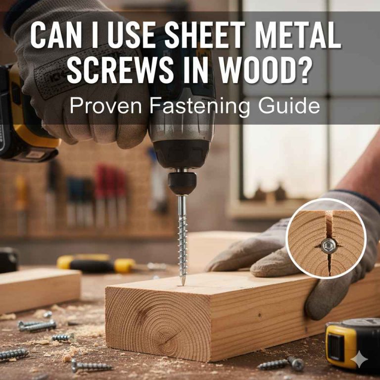 Can I Use Sheet Metal Screws In Wood