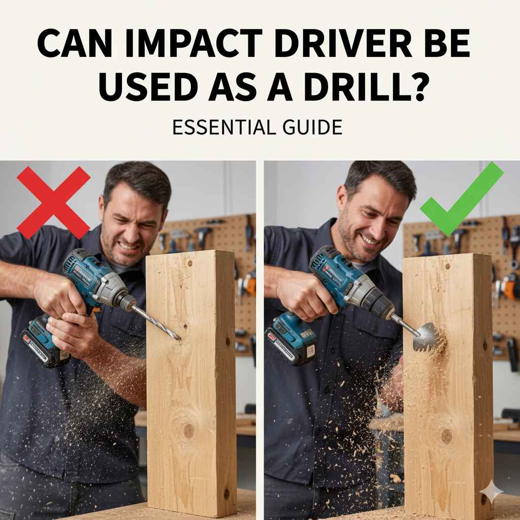Can Impact Driver Be Used As A Drill