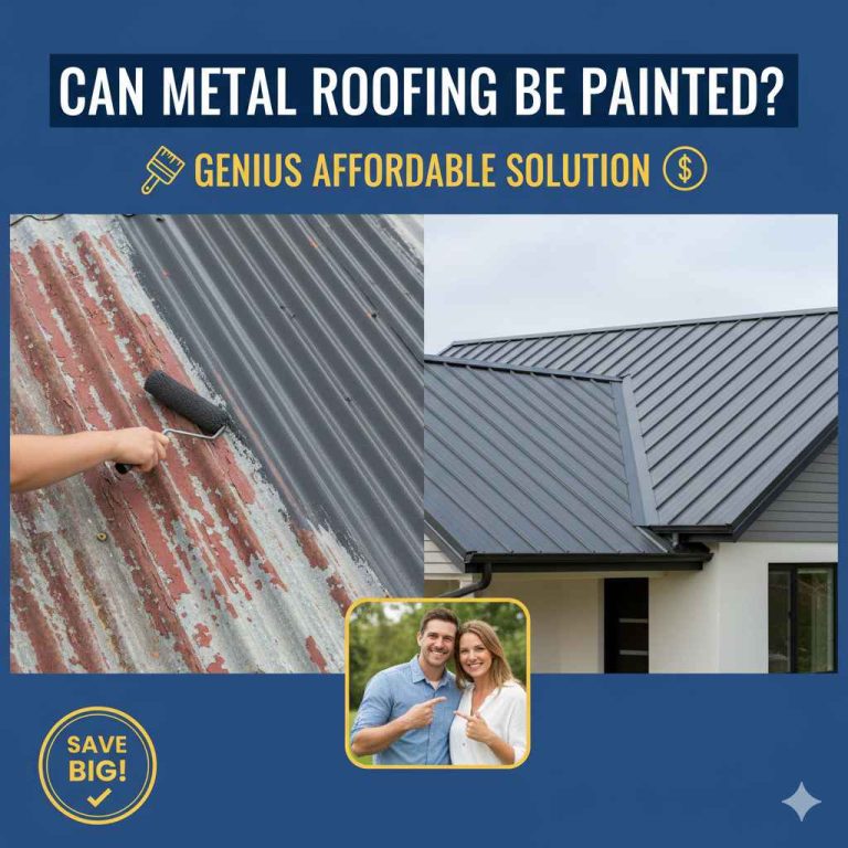 Can Metal Roofing Be Painted