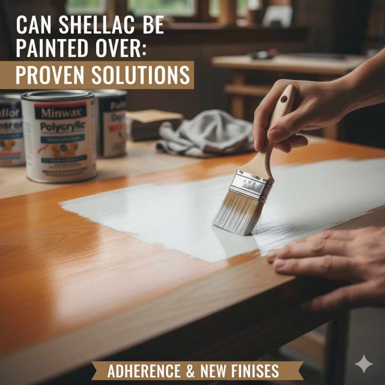 Can Shellac Be Painted Over