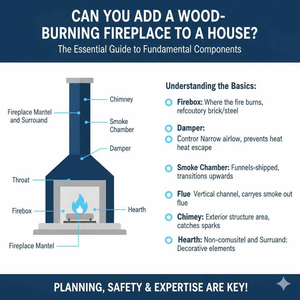 Can You Add a Wood-Burning Fireplace to a House