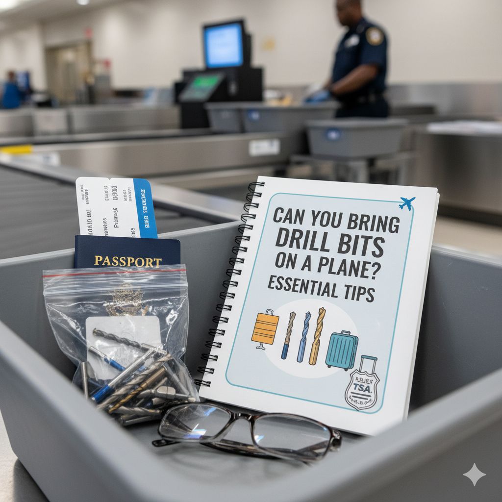 Can You Bring Drill Bits On A Plane