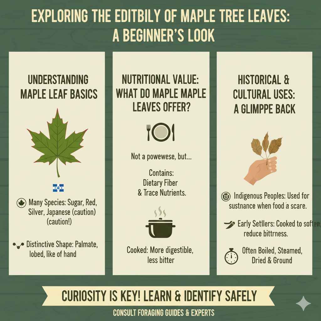 Exploring the Edibility of Maple Tree Leaves