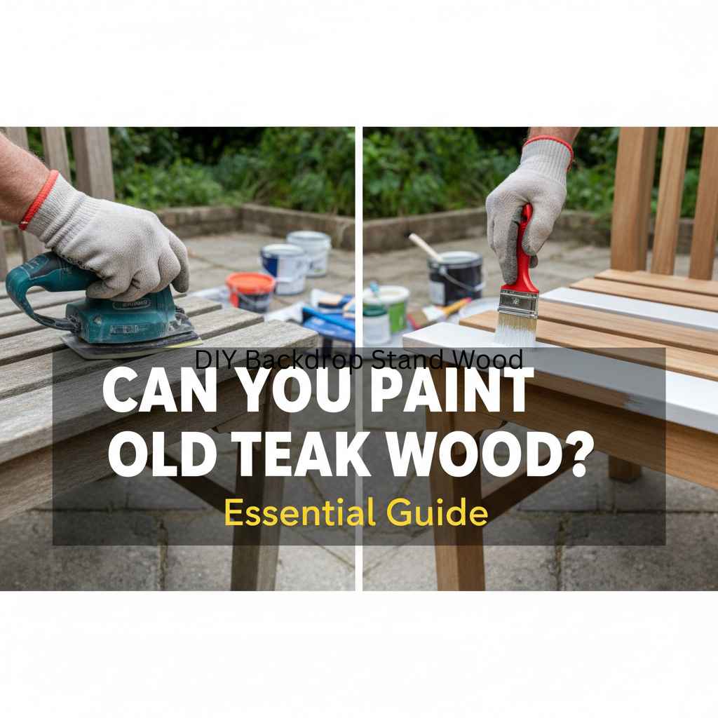 Can You Paint Old Teak Wood