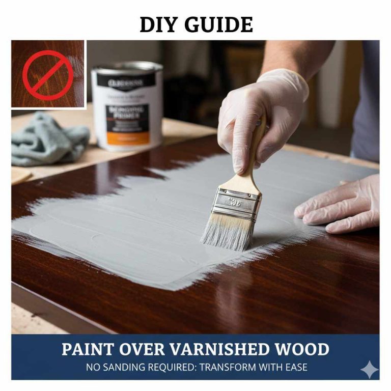 Can You Paint Over Varnished Wood Without Sanding