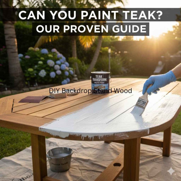Can You Paint Teak
