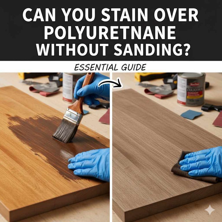 Can You Stain Over Polyurethane Without Sanding