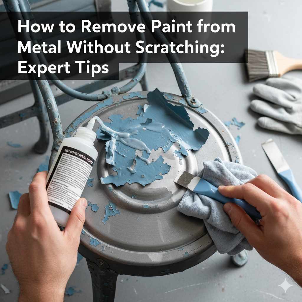How to Remove Paint from Metal Without Scratching: