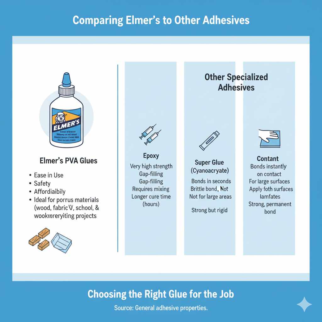 Comparing Elmer's to Other Adhesives
