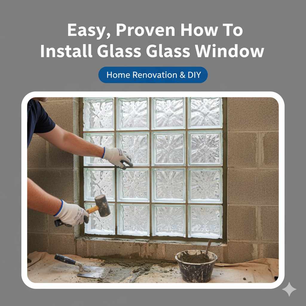 Easy, Proven How To Install Glass Block Window