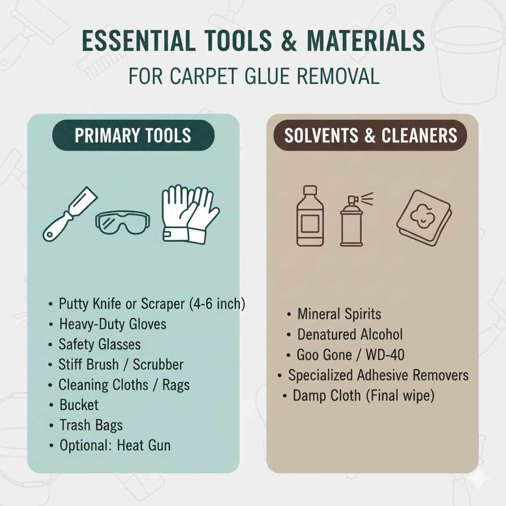 Essential Tools and Materials for Glue Removal