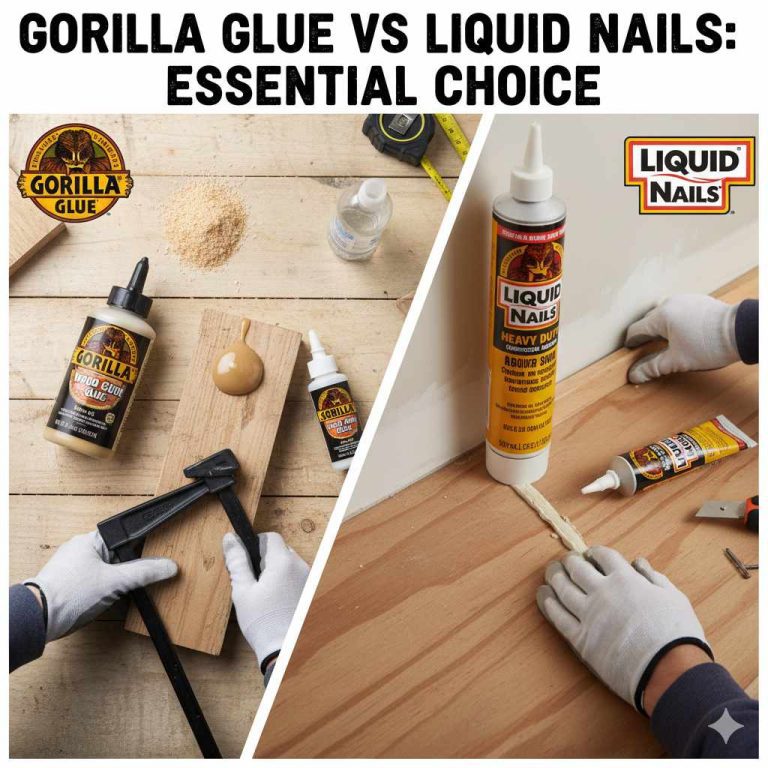 Gorilla Glue vs Liquid Nails