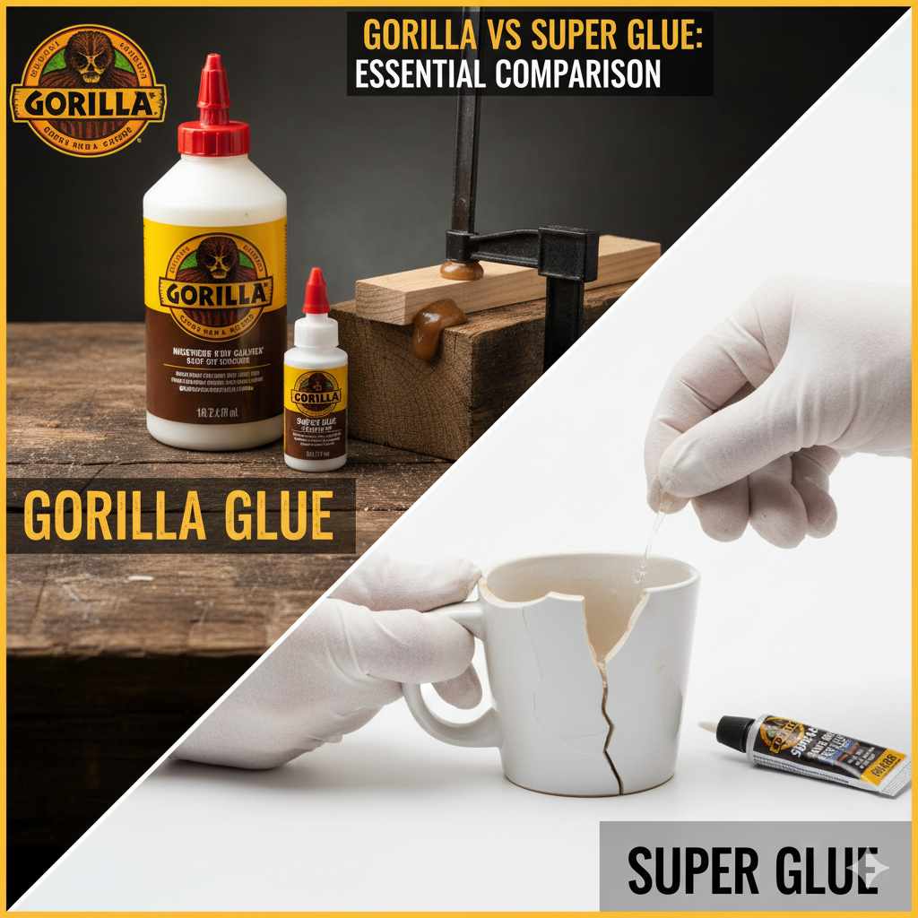 Gorilla Glue vs Super Glue