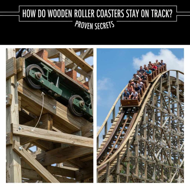 How Do Wooden Roller Coasters Stay on Track