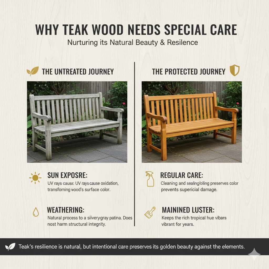 Why Teak Wood Needs Special Care