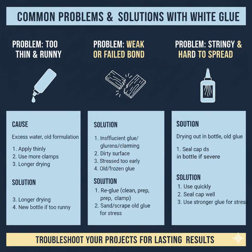 Common Problems and Solutions with White Glue