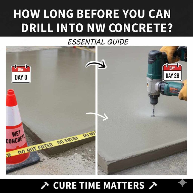 How Long Before You Can Drill Into New Concrete