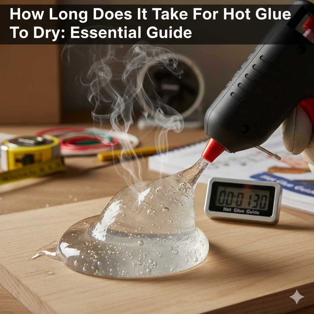 How Long Does It Take For Hot Glue To Dry
