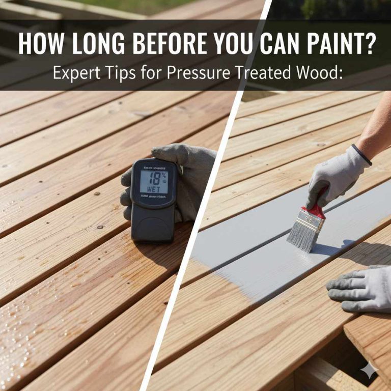 How Long before You Can Paint Pressure Treated Wood