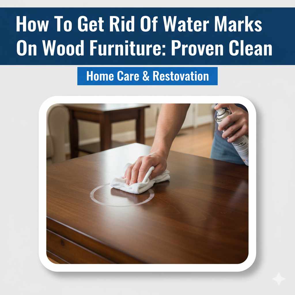How To Get Rid Of Water Marks On Wood Furniture