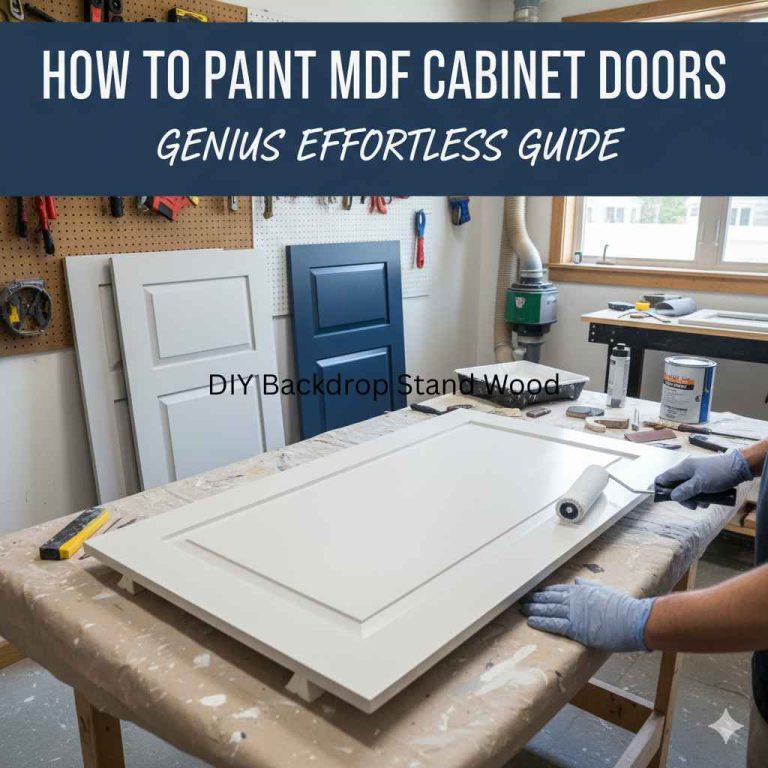 How To Paint MDF Cabinet Doors