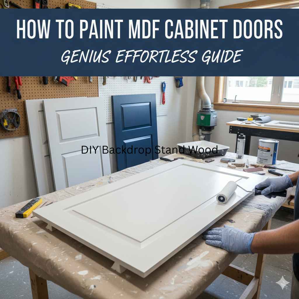 How To Paint MDF Cabinet Doors