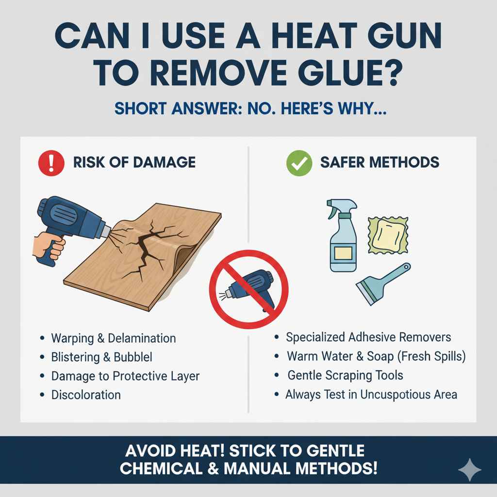 Can I Use a Heat Gun to Remove Glue?