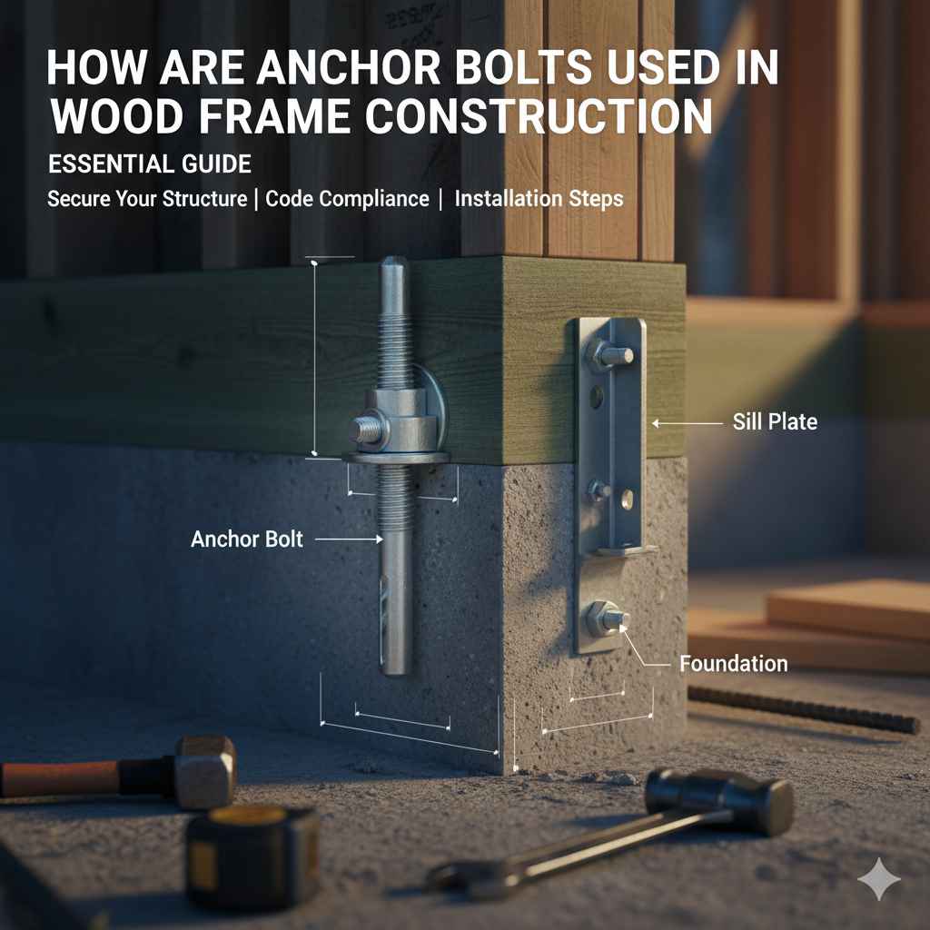 How are Anchor Bolts Used in Wood Frame Construction