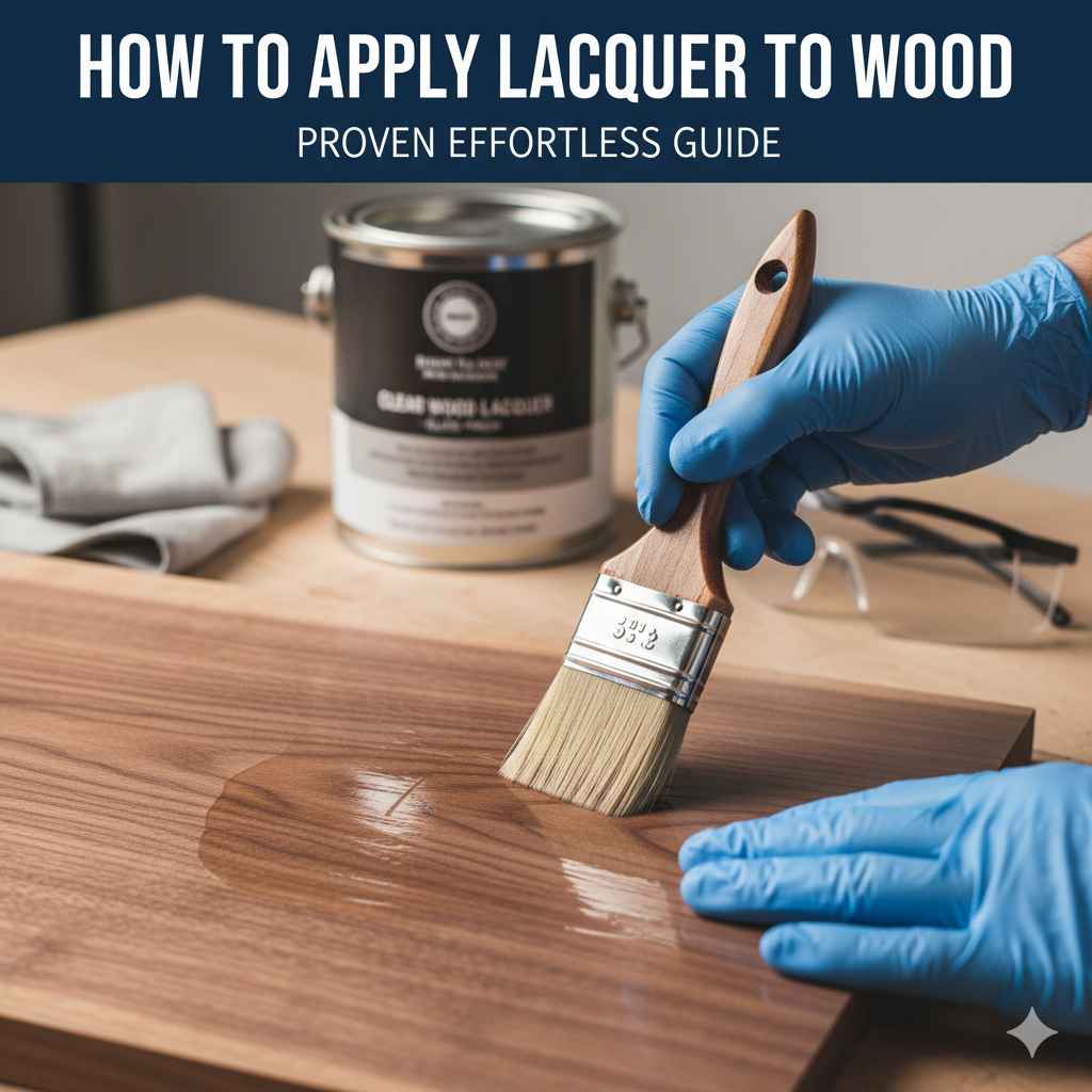 How to Apply Lacquer to Wood