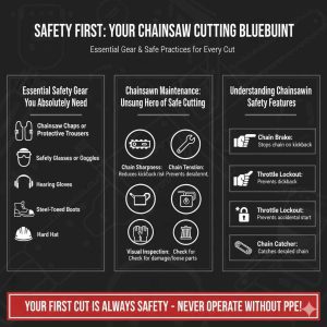 How to Cut Wood With a Chainsaw Safely