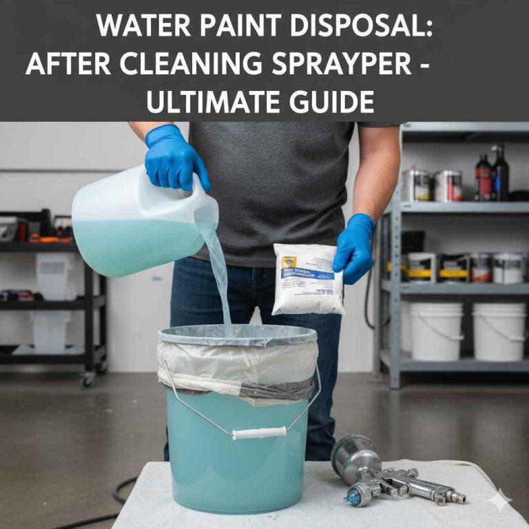 How to Get Rid of Water Paint After Cleaning Sprayer