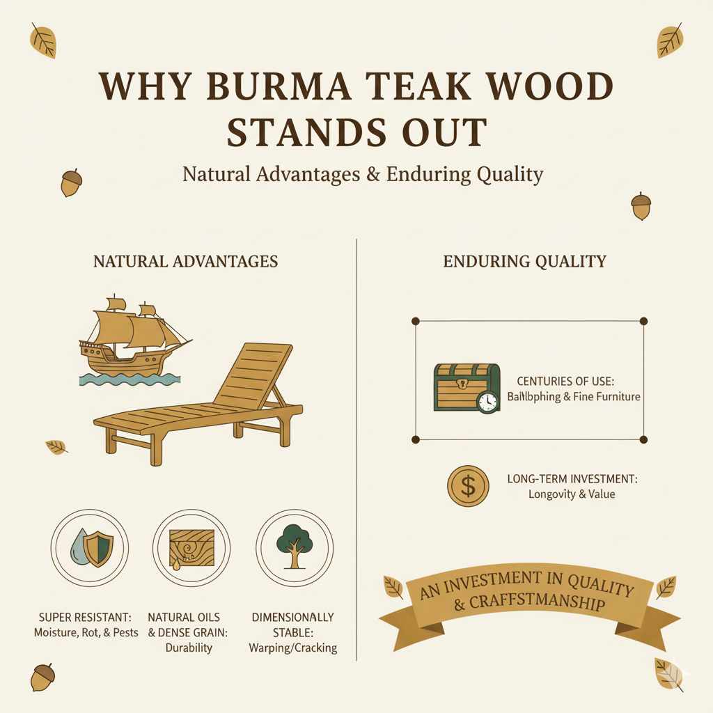 Why Burma Teak Wood Stands Out