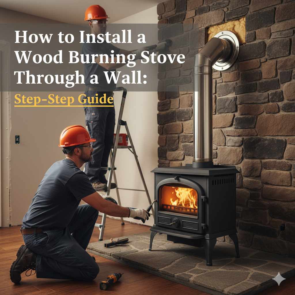 How to Install a Wood Burning Stove Through a Wall
