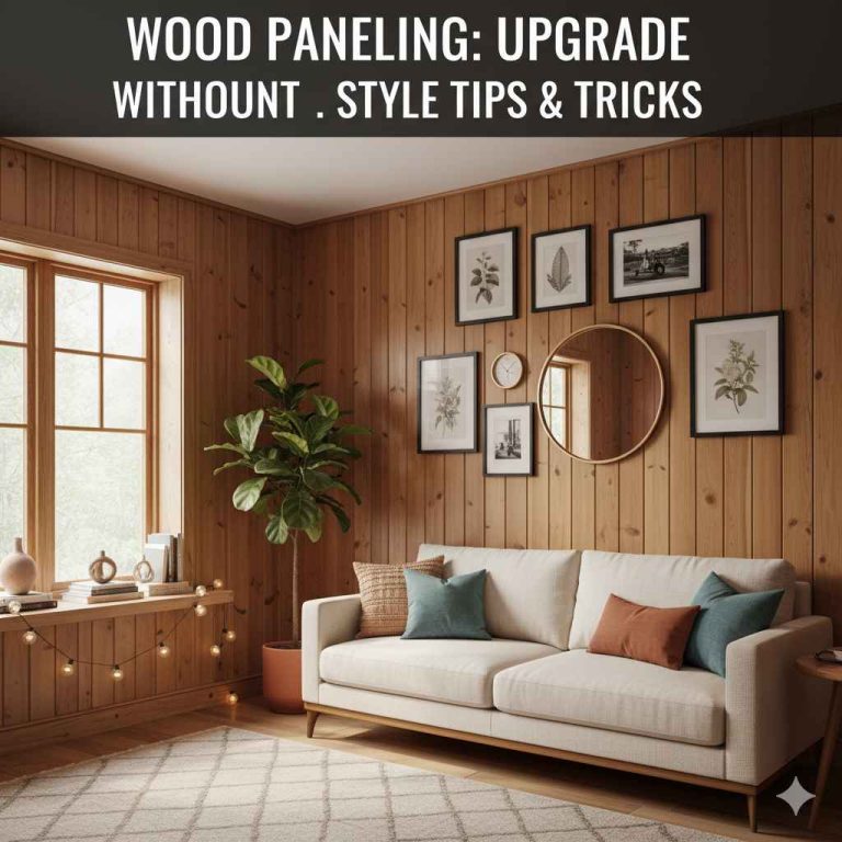 How to Make Wood Paneling Look Good Without Painting