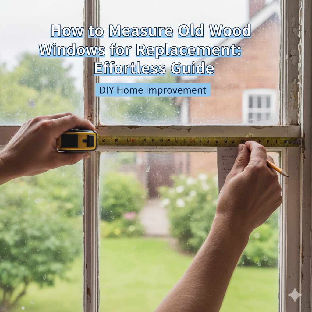 How to Measure Old Wood Windows for Replacement