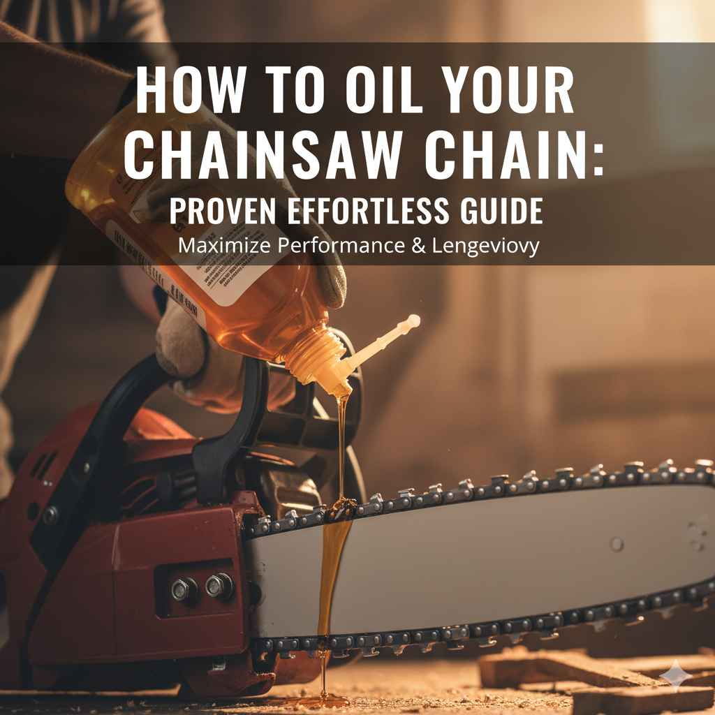 How to Oil Your Chainsaw Chain