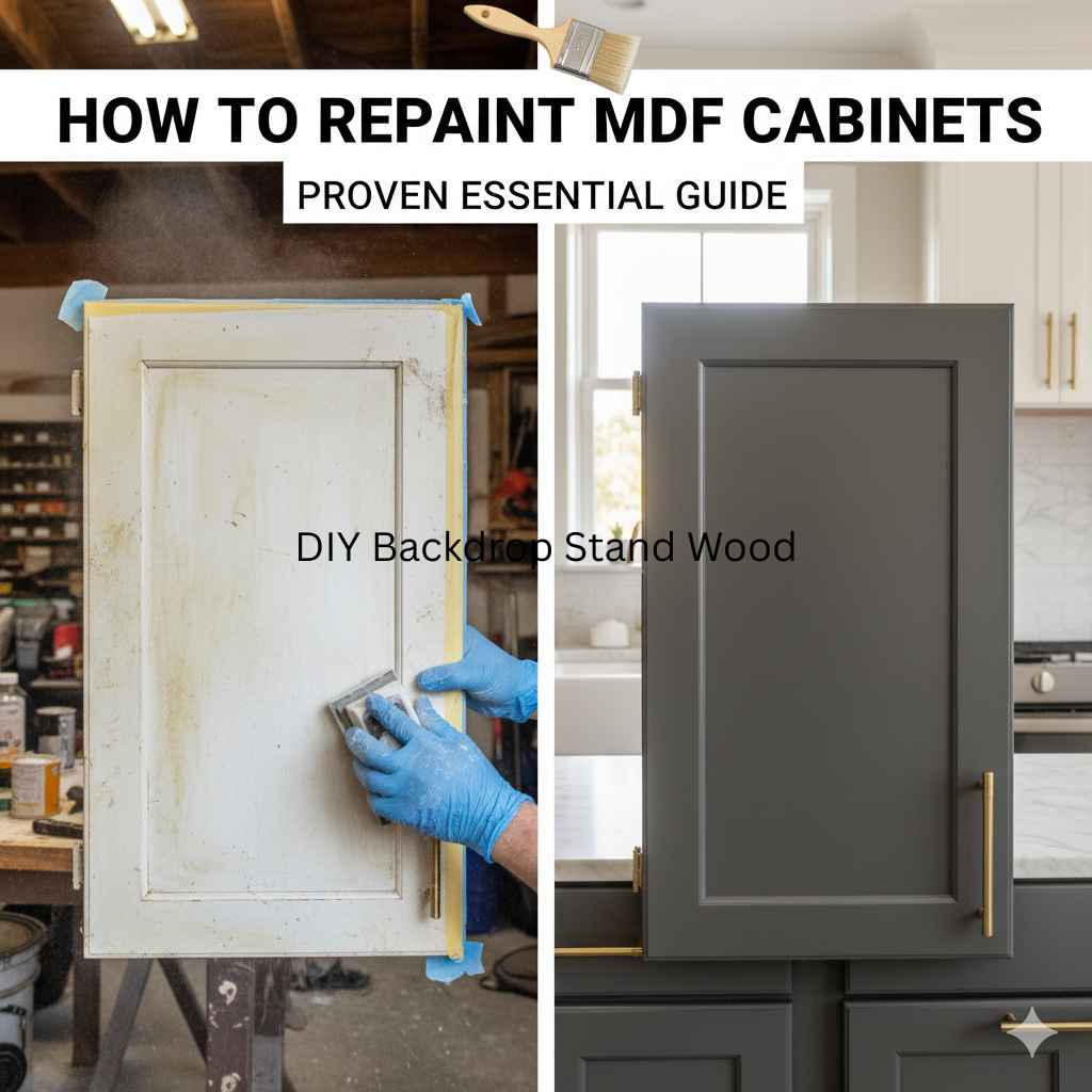 How to Repaint MDF Cabinets