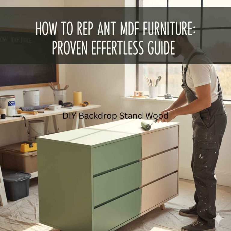 How to Repaint MDF Furniture