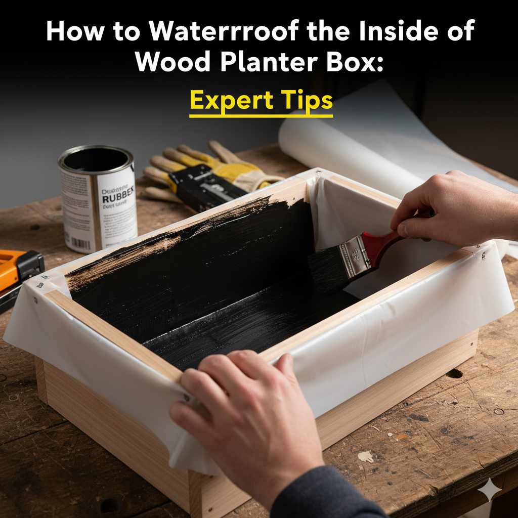 How to Waterproof the Inside of a Wood Planter Box